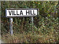 Villa Hill sign