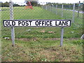 Old Post Office Lane sign