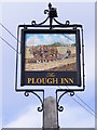 TM3046 : The Plough Inn Sign by Geographer