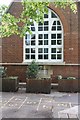 Date stone under the window