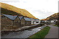 Looking upstream towards Boscastle, YHA on the left in the foreground