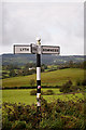 SD4491 : Lyth Kendal Bowness Sign Post Crosthwaite by Martin