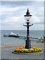 Ornate lamp standard in Happy Valley, Llandudno