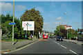 Approaching Orpington town centre