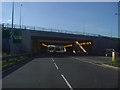 The M1 crossing the A5, Flamstead