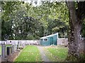 NJ5240 : Gardener's shed, Huntly Cemetery by Stanley Howe