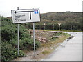 Portavadie, unusual road sign