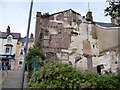 Rear of building at the corner of High Street and Church Street, Conwy