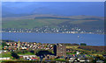 Inverclyde Royal Hospital from Scroggy Bank