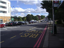 TQ2489 : Regents Park Road overlooking Henlys Corner by David Howard