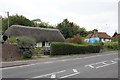 Cottage behind the hedge