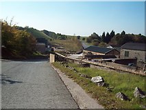 SK2075 : Road Passing Through Cavendish Mill by Jonathan Clitheroe
