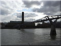 TQ3280 : Tate Modern and the Millennium Bridge by Chris Allen