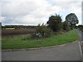 Flat  Landscape at  Road  Junction