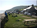 Picnic tables at Beesands