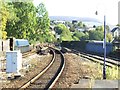 Stalybridge Station - Approach from Huddersfield End