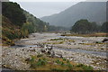 NN8491 : Braided streams of the River Feshie by Jim Barton