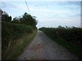 A farm track heading to the A6