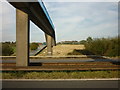 A footbridge over the M61