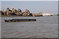 TQ3878 : View down the Thames from Greenwich by Philip Halling