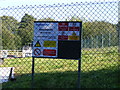 Anglian Water Bucklesham River Intake sign