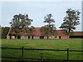 TF7438 : Large traditional Norfolk barn at Summerfield by Richard Humphrey