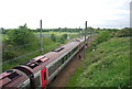 Northbound train, East Coast Main Line