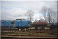 Railway carriages in a siding, Robertsbridge