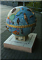 Mosaic globe, National Archives, Kew