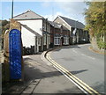 Inconspicuous Llanhilleth boundary sign