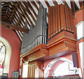 Organ in Mersham Church, Kent