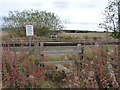 The Shropshire Way crosses the railway