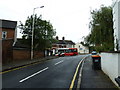 Bus turning from Soulbury Road into Station Road