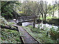 Footbridge in Longworth Clough