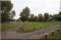 Posts on the green