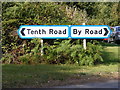 Roadsign on Tenth Road