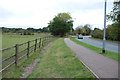 Horse Pasture, Footpath and Road