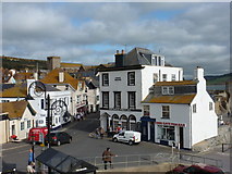SY3492 : Lyme Regis: The Square by Chris Downer