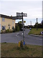 Roadsign at Trimley/Falkenham Roads junction