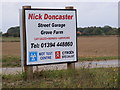 Street Garage, Grove Farm sign