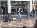 Street Entertainer in Buchanan Street