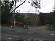 SO9239 : Railway accommodation bridge, Bredon's Norton by Peter Whatley