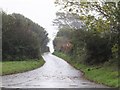 Minor road south of Fire Stone Cross