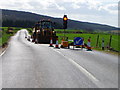 Roadworks in Glenshee