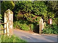 Gateposts at Heatree Cross