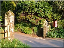 SX7280 : Gateposts at Heatree Cross by Derek Harper
