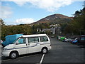 Part of the free car park in Penmaenmawr