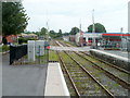 A view beyond the level crossing, Llandovery