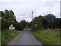 Entering Falkenham on Lower Road