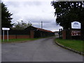 The entrance to Orwell Meadow holiday touring park